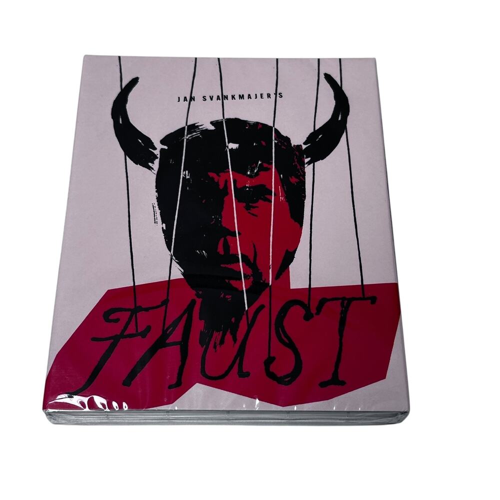 Jan Svankmajer's Faust (1994) Blu-ray + Slipcover ~ Czech Live Action/Claymation